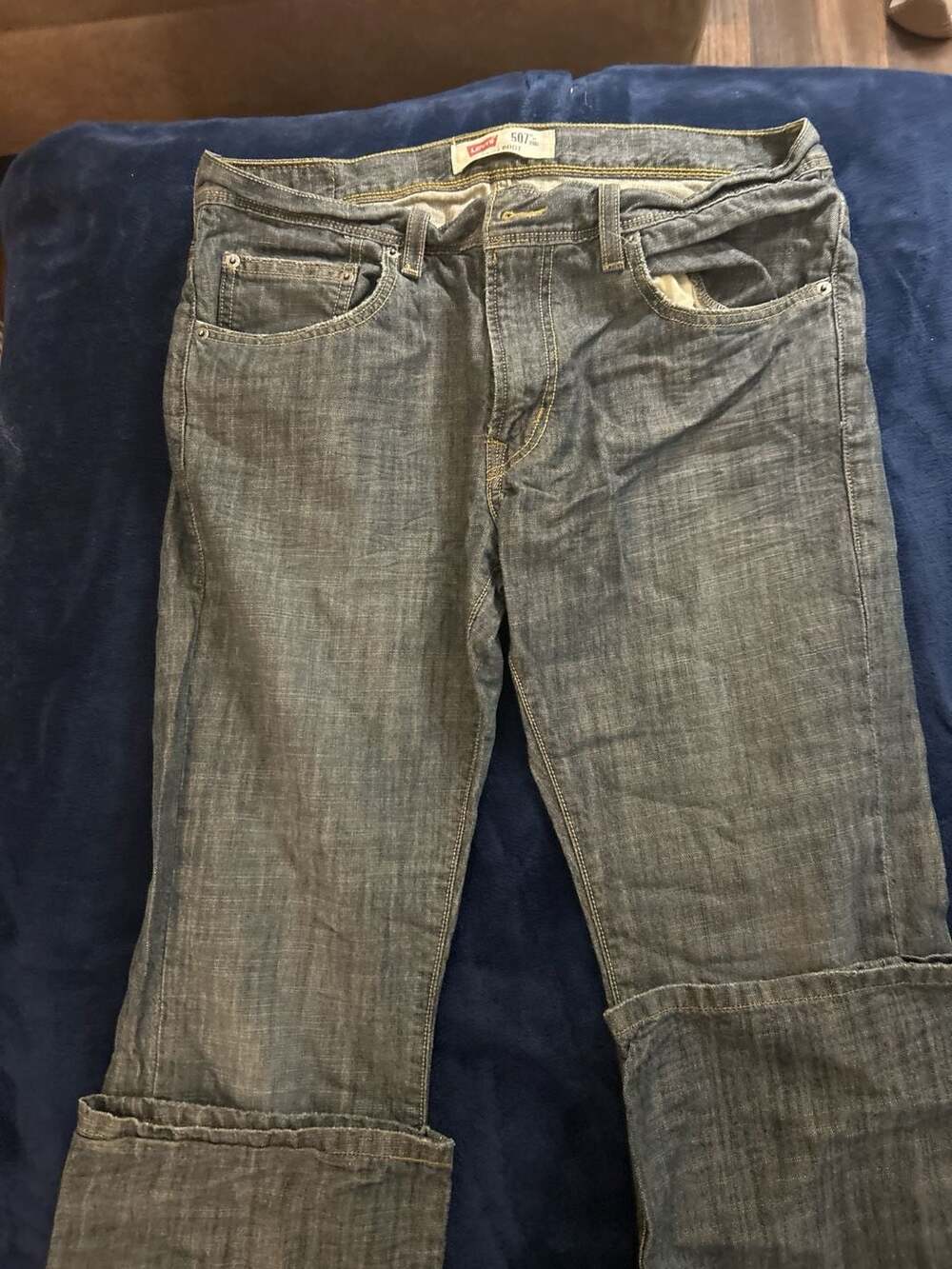 Levi's 507 Slim Boot Cut Jeans with Flap Back Pockets 34x30